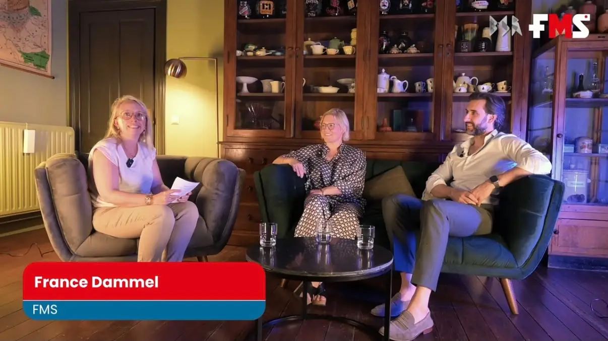 France Dammel lors d’une interview